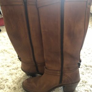 Frye Barely Worn Brown Knee High Boots
